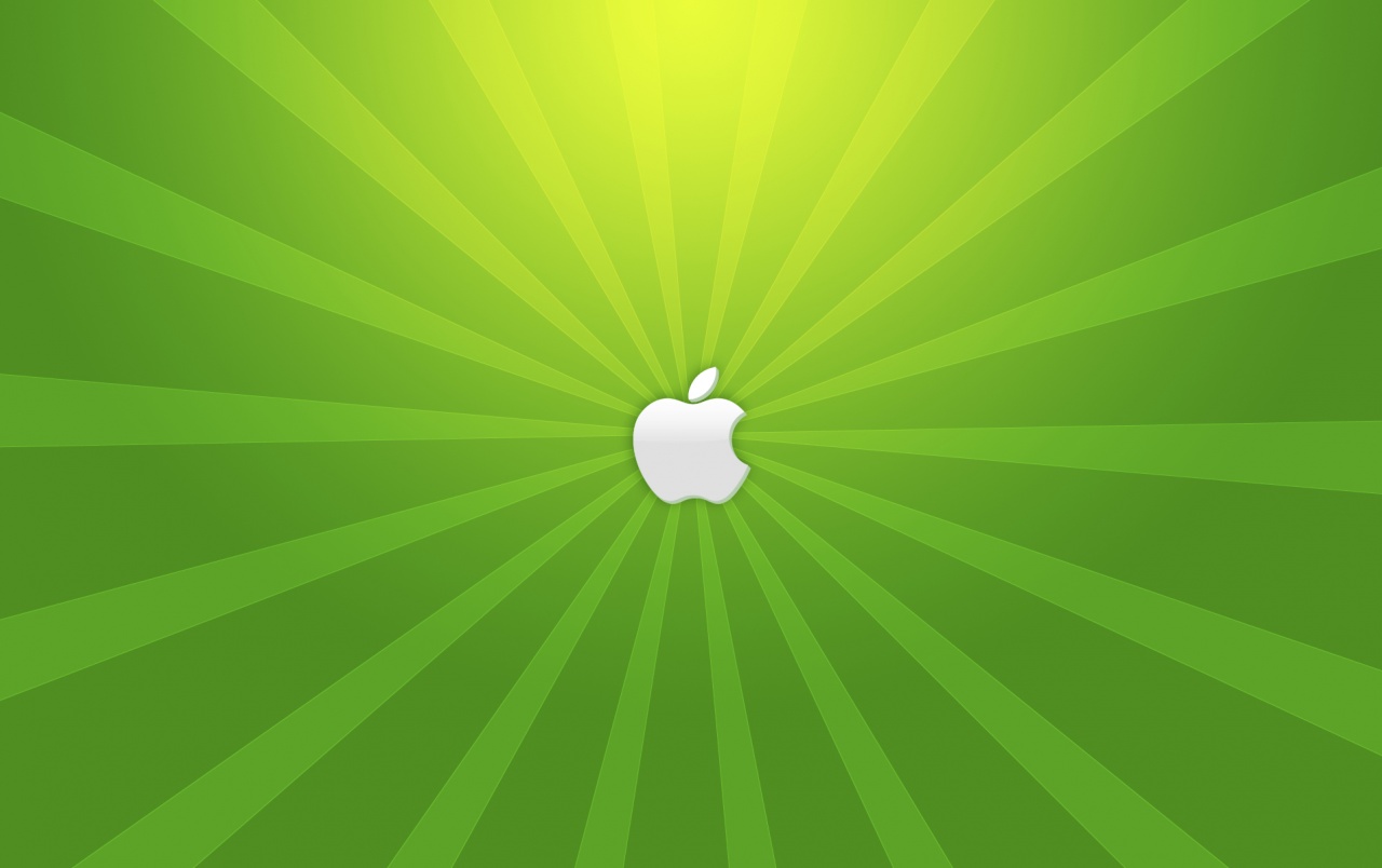 Green Apple Wallpaper A Stock Photos