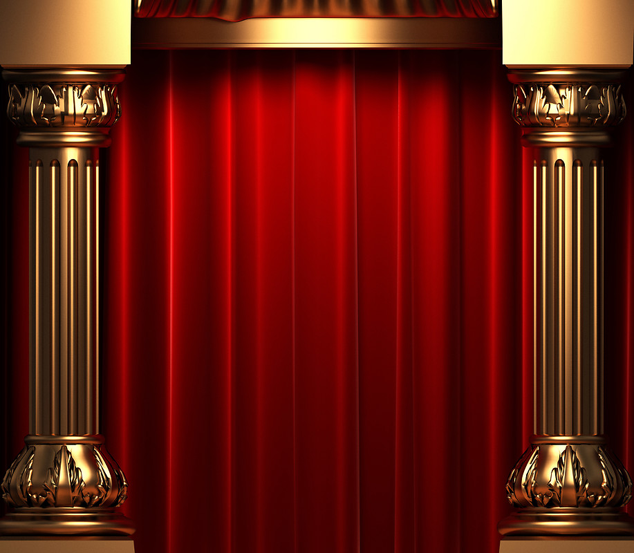 Stage Curtain Wallpaper HD