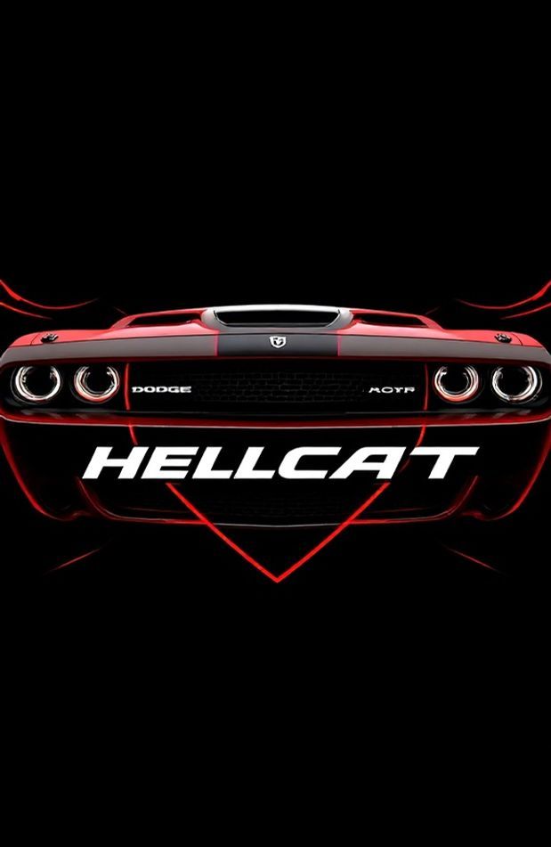 Dodge Hellcat Logo Wallpaper
