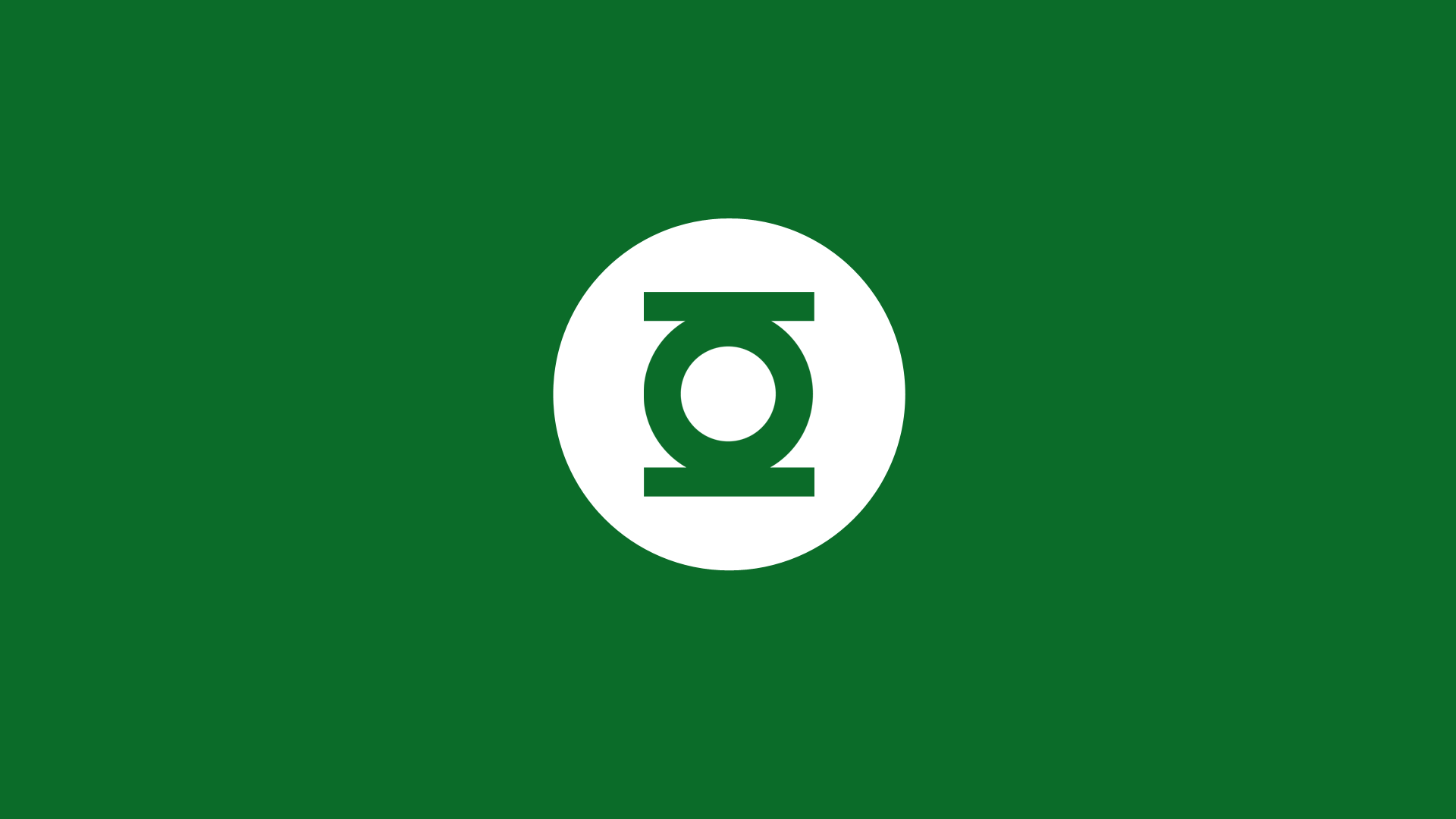 logotipo de linterna verde