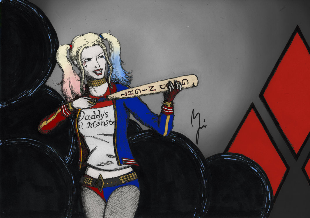 Suicide Squad Harley Quinn By Bonehand8