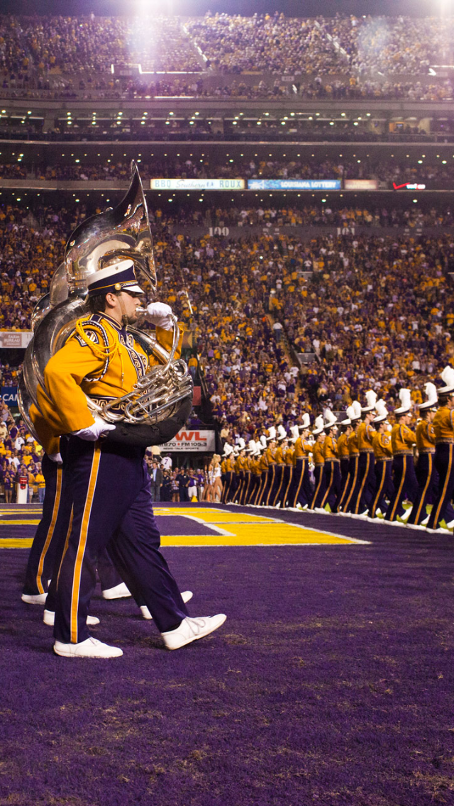 Lsu Marching Band iPhone Wallpaper