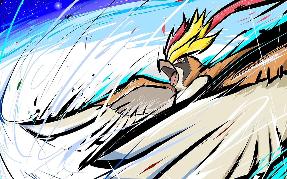 Mega Pidgeot Hurricane By Ishmam