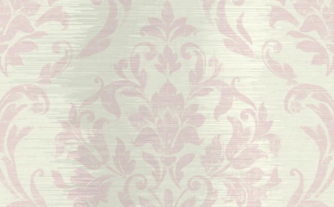 Stripe Wallpaper In Pink Neutrals And Metallic Design By Seabrook