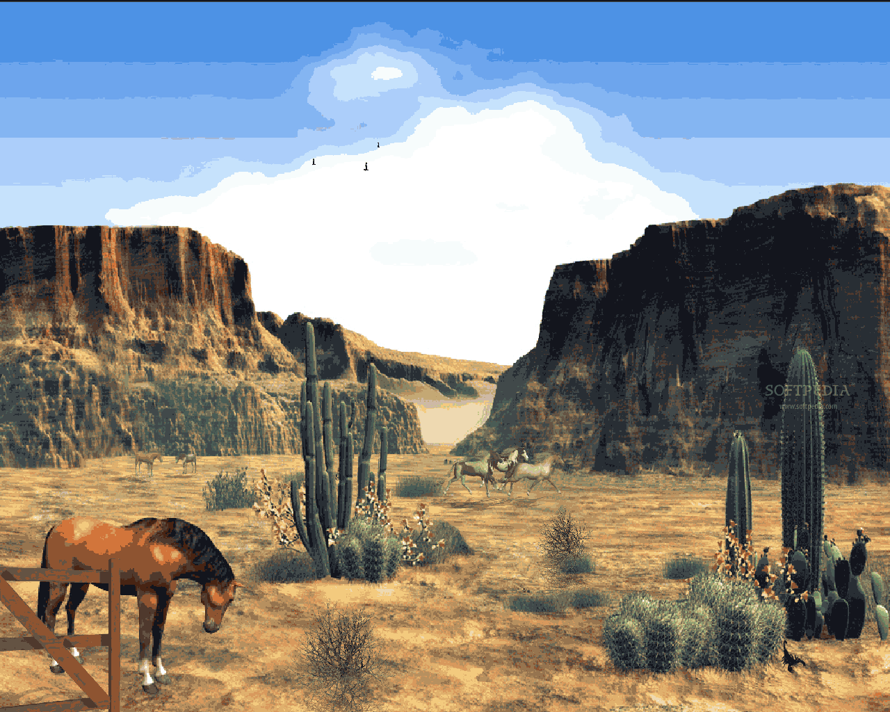 Wild West Animal Animated Screensaver