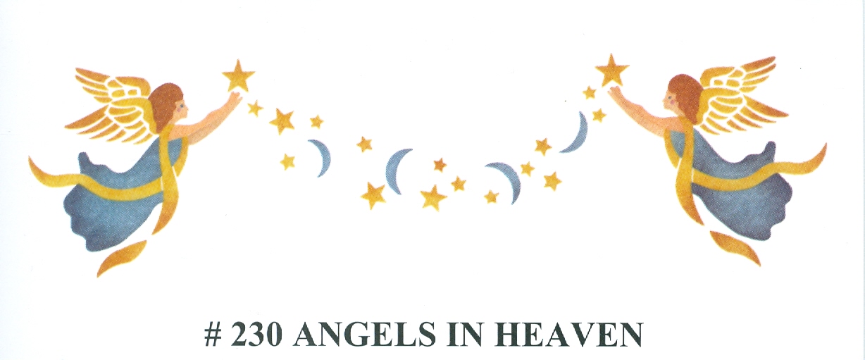 Bev00230 Charley S Angels In Heaven Stencil Source