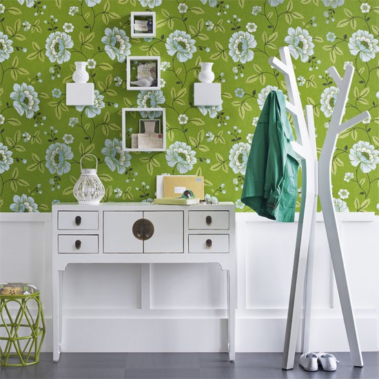 Vibrant Hallway Wallpaper Designs Housetohome