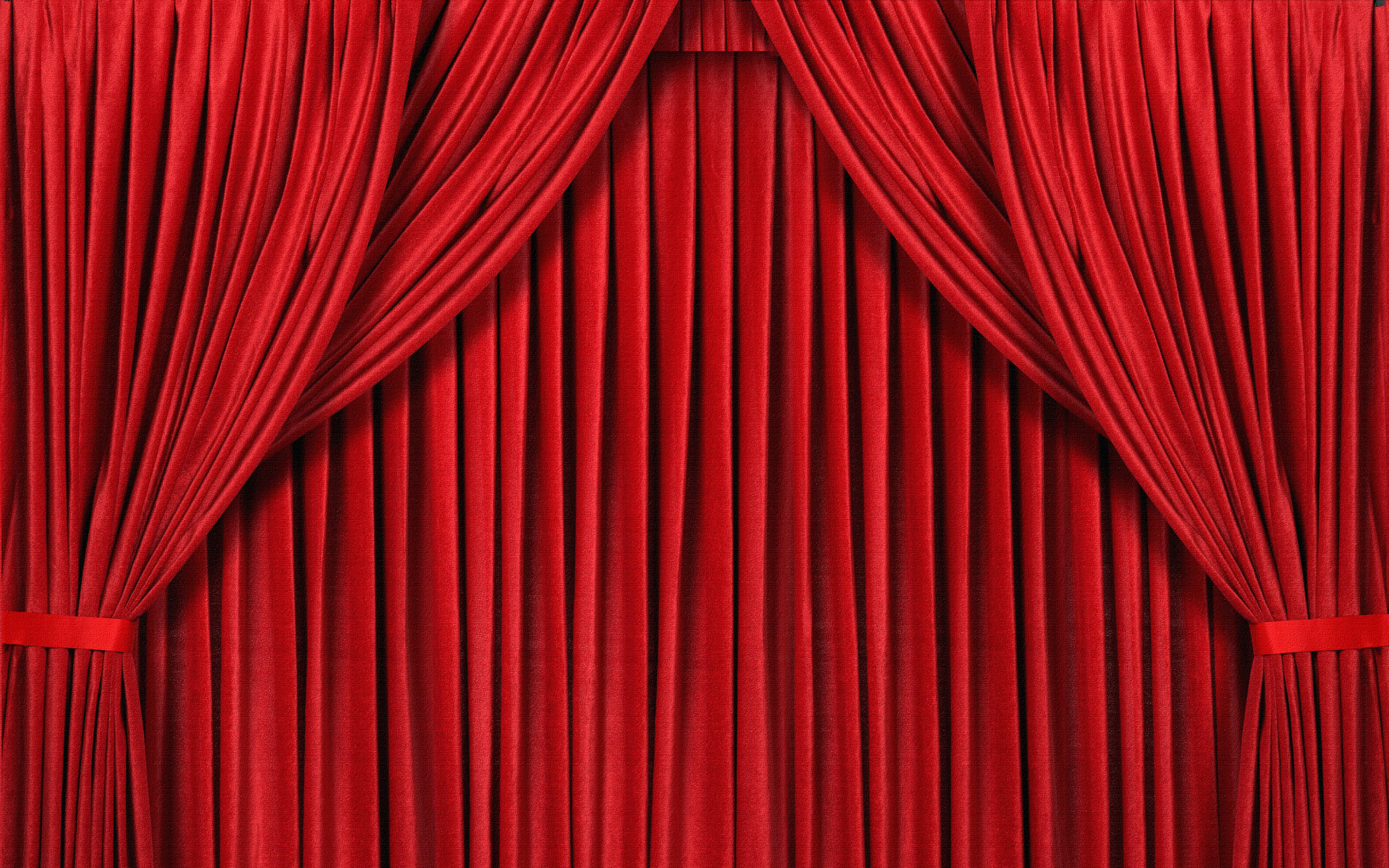 Red Curtain Wallpaper