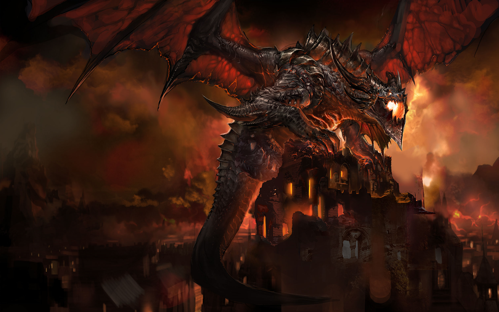 World Of Wallpaper Warcraft Deathwing
