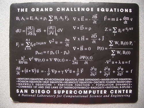 The Grand Challenge Equations San Diego Superputer Cen