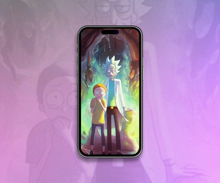 Rick And Morty Street Art Wallpaper