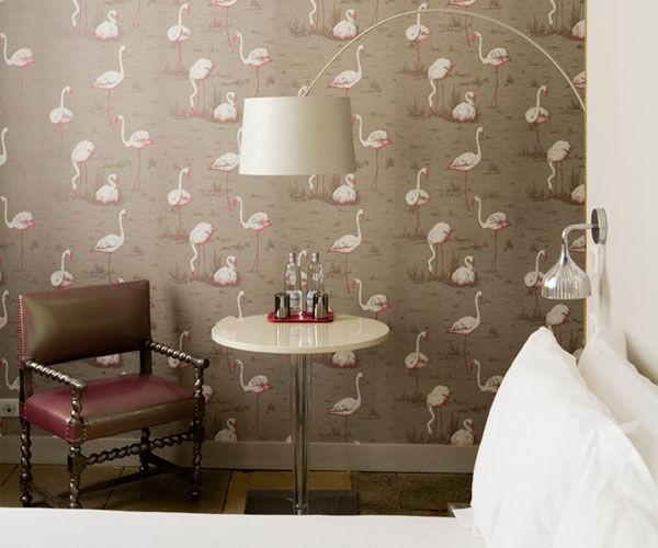 Esdesign Wallpaper Wednesday Cole And Son Flamingos
