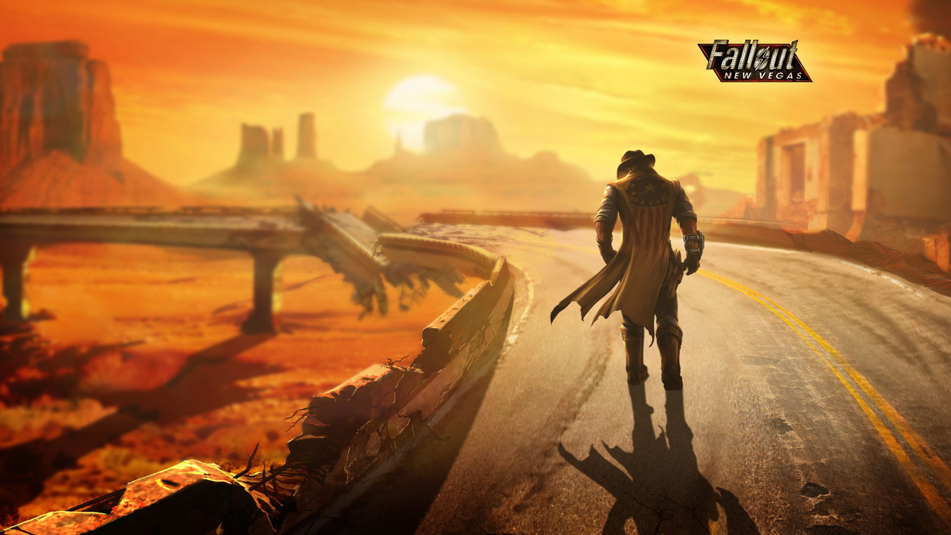 Fallout New Vegas Lonesome Road Wallpaper Pc Game HD
