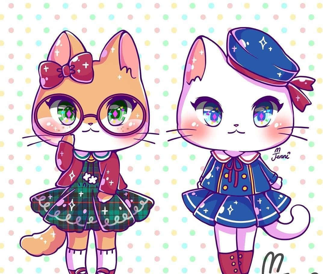 Anime Cat Picture Wallpaper