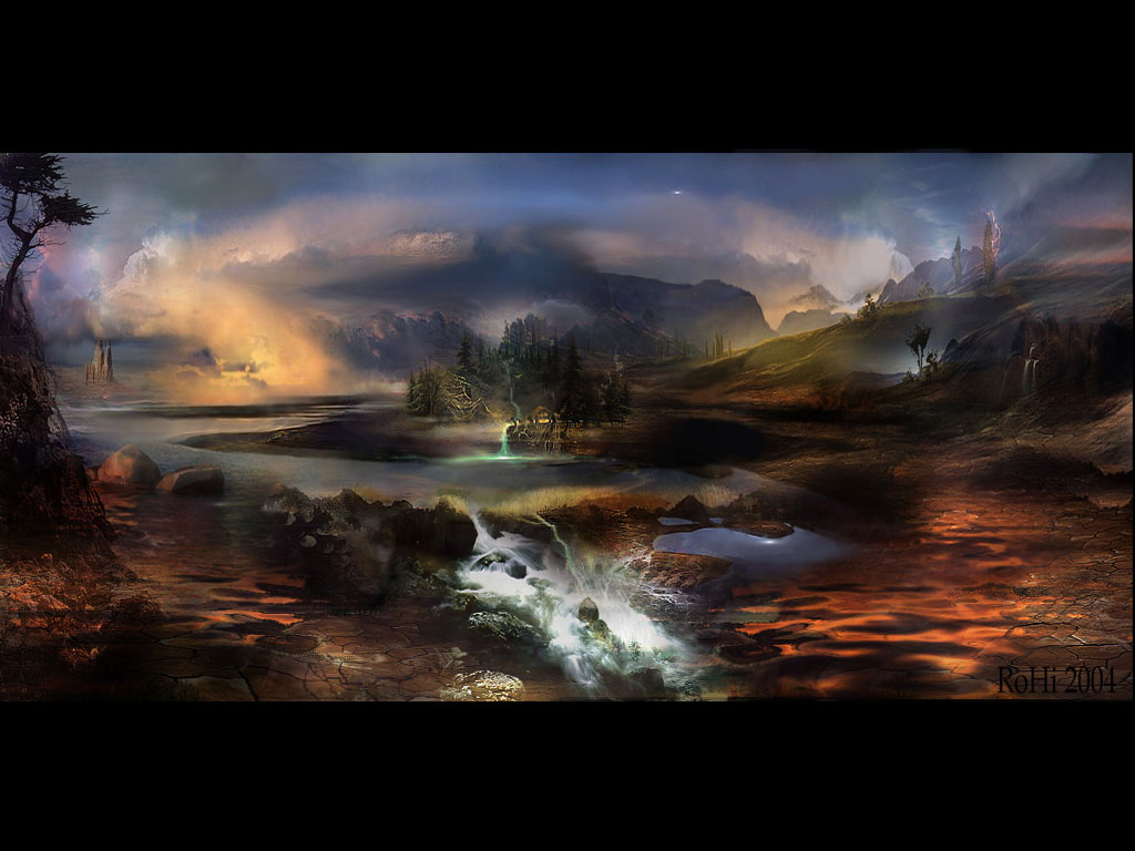 3d Art Wallpaper Digital Fantasy Artist Landscape