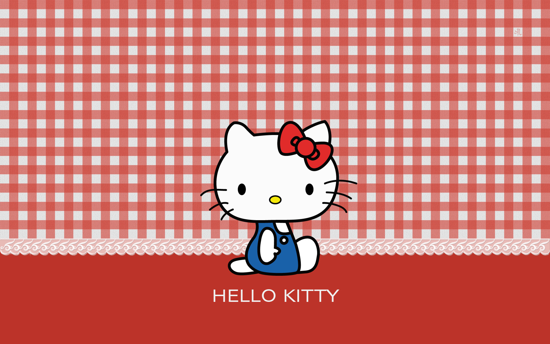 Red Hello Kitty Wallpaper