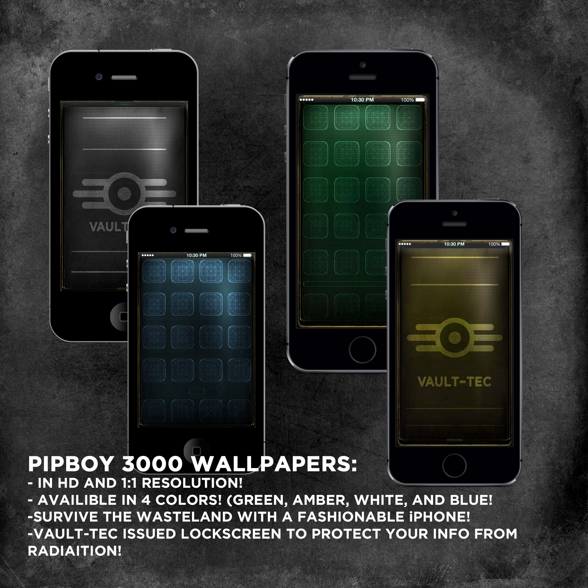 Vault Tec Pipboy Wallpaper Fallout Nv By Sitrirokoia On