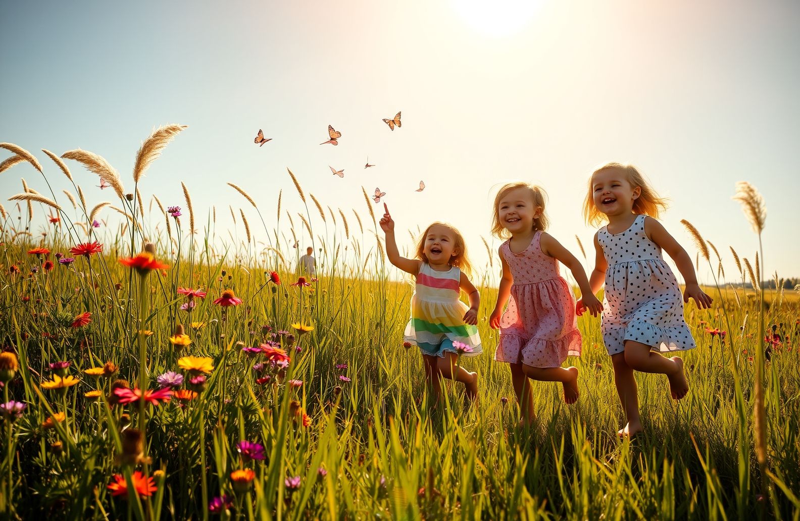 Barefoot Kids Wallpaper