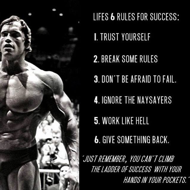 Arnold Schwarzenegger S New Six Rules Reveal The Secret To Success