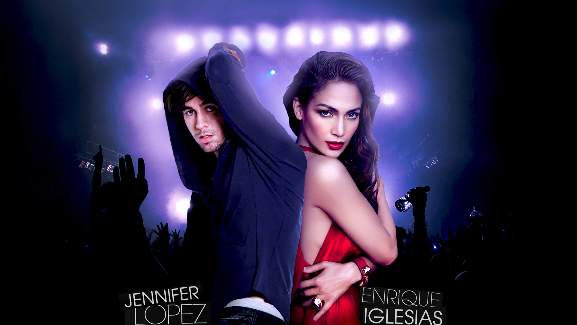 Jennifer Lopez Enrique Iglesias Tour Wallpaper Gallery