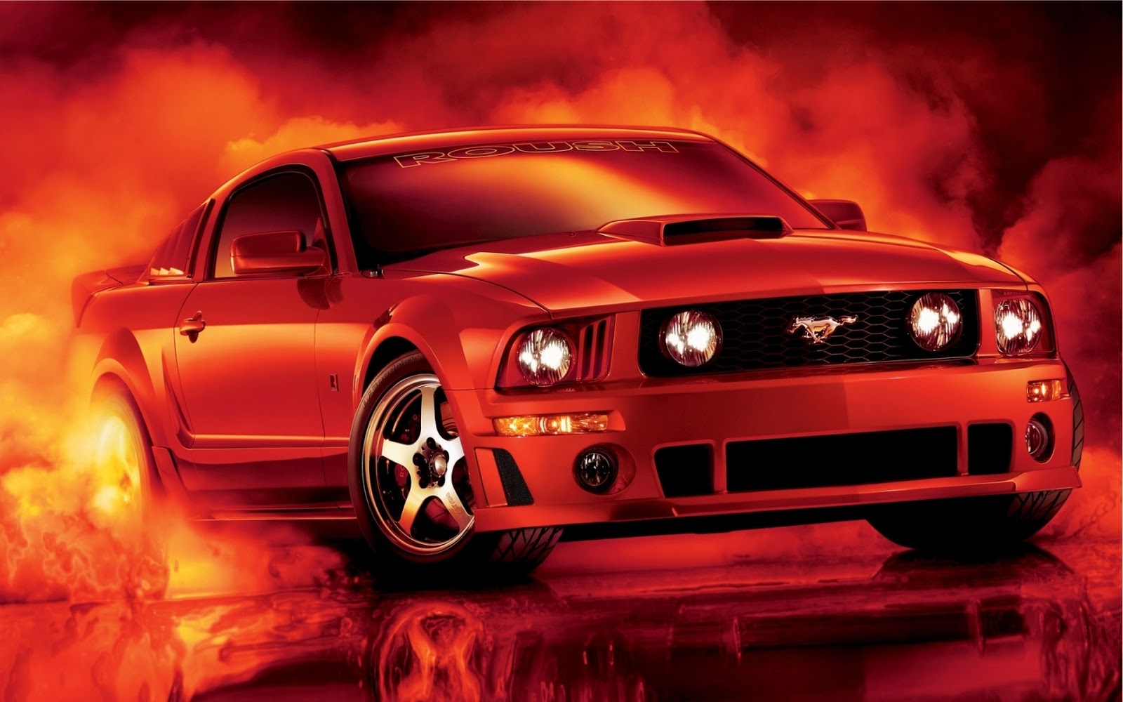 HD Wallpaper Desktop 1080p Ford Mustang Muscle Car