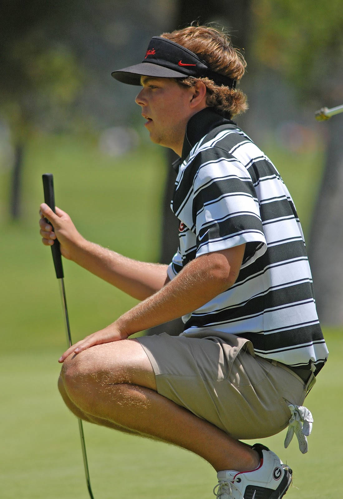 Keith Mitchell In A Striped Polo Wallpaper