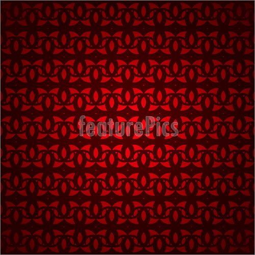 Of Red And Black Interlinked Seamless Repeat Background Pattern