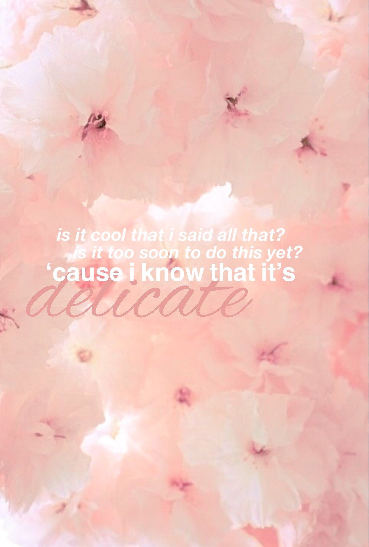 Delicate By Taylor Swift Wallpaper