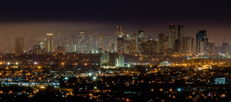 Manila Skyline By Culain