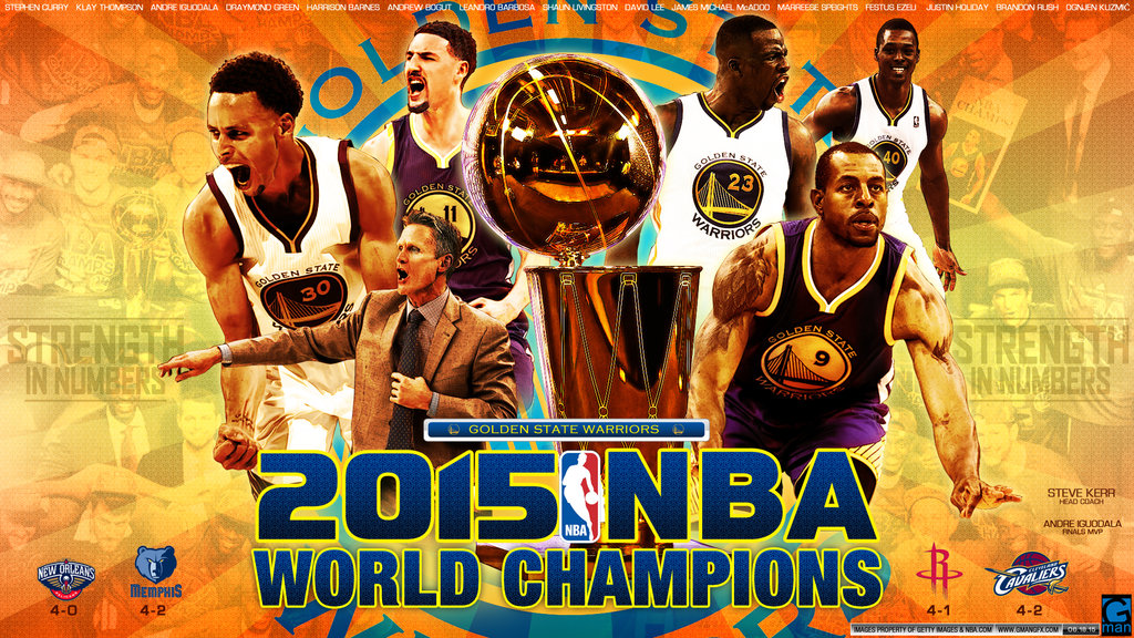 Golden State Warriors Nba Champions By Yadig