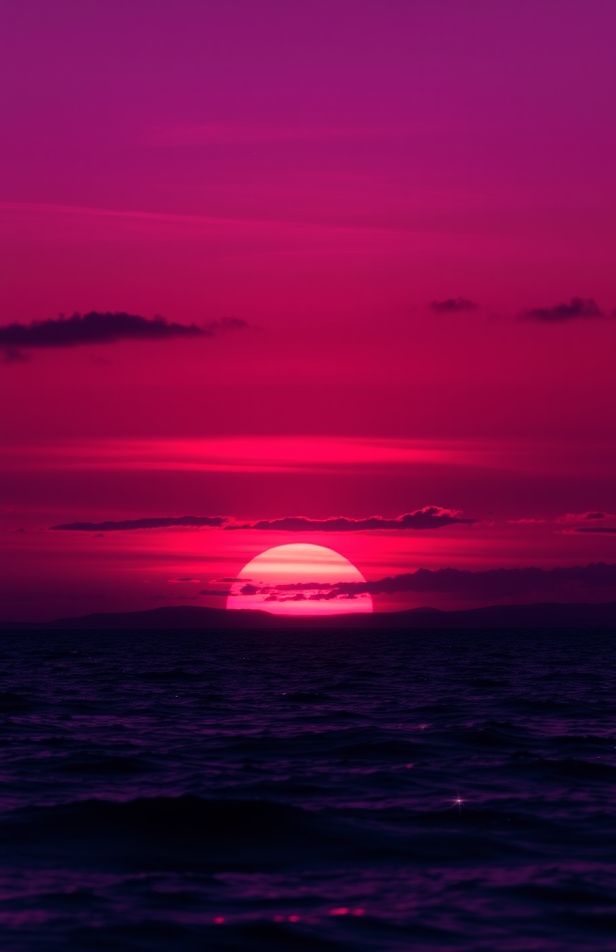 Purple Sunset Wallpaper