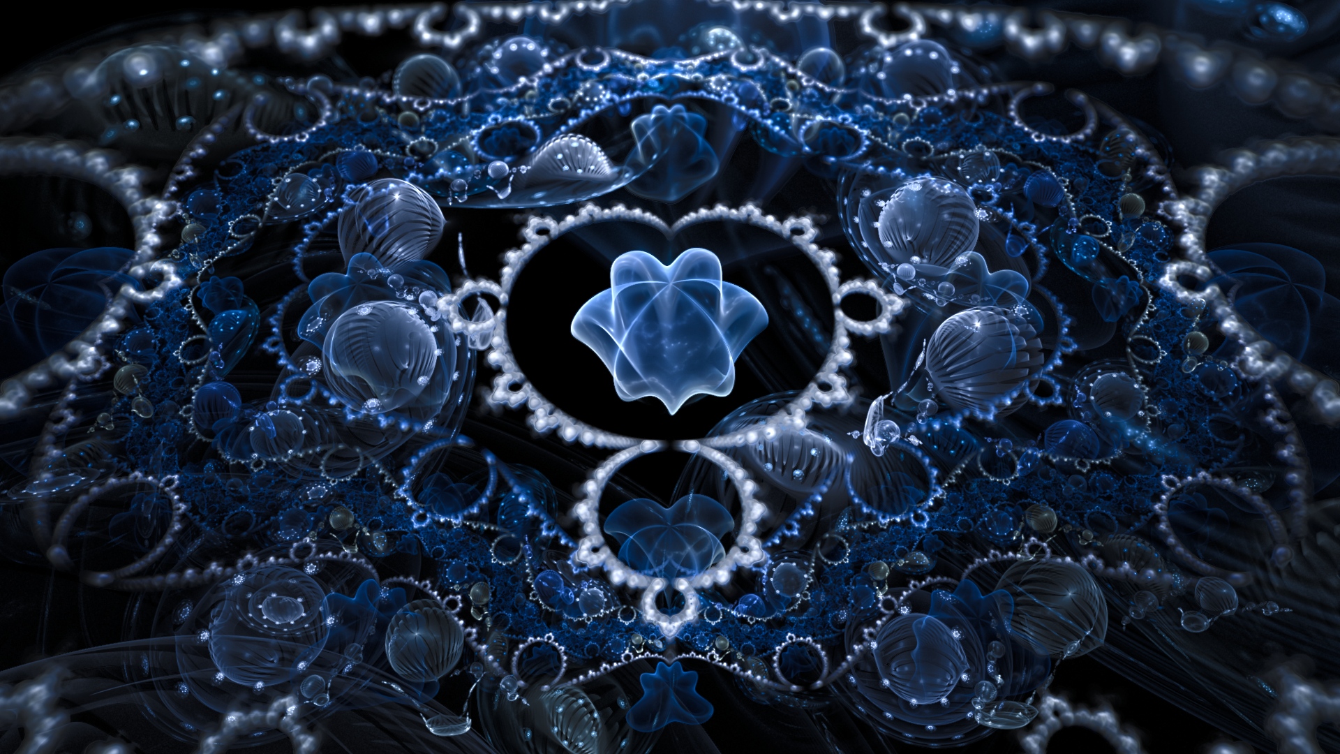 Mandelbrot Collection Blue HDr Render The Official Jwildfire