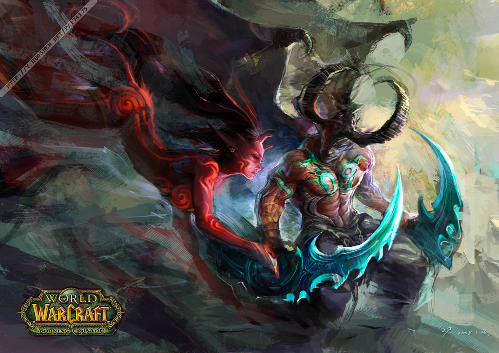 Keyword World Of Warcraft Wow Wotlk Blizzard Vivendi Mmo Art Illidan