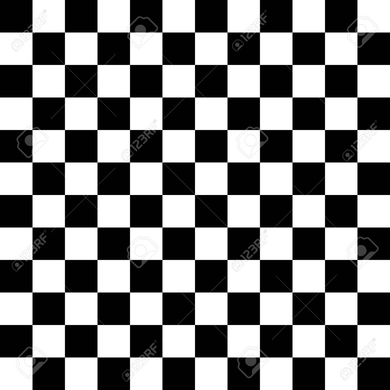 Black And White Checkered Seamless Pattern Endless Background