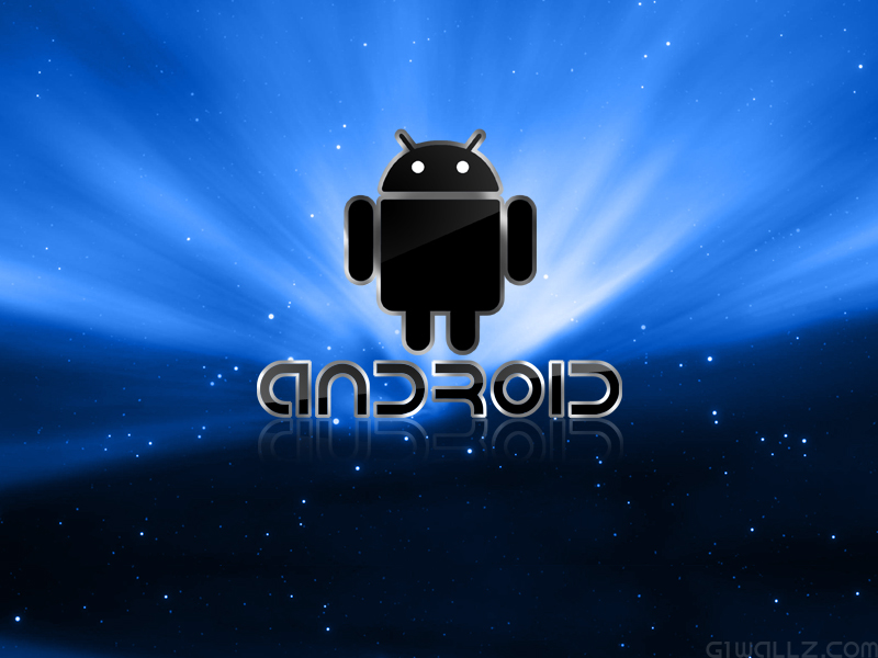Black Android Logo HD Wallpaper