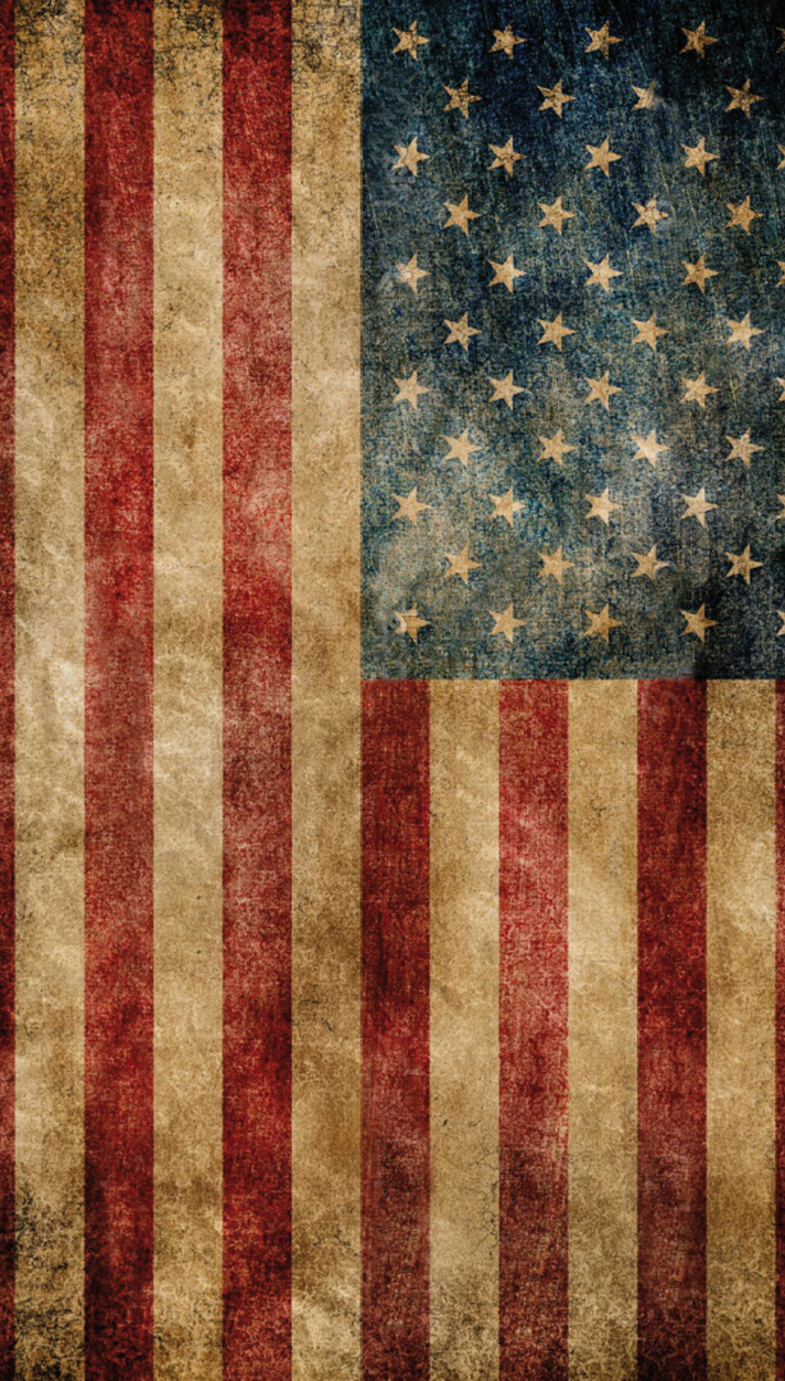 iPhone Wallpaper Black American Flag