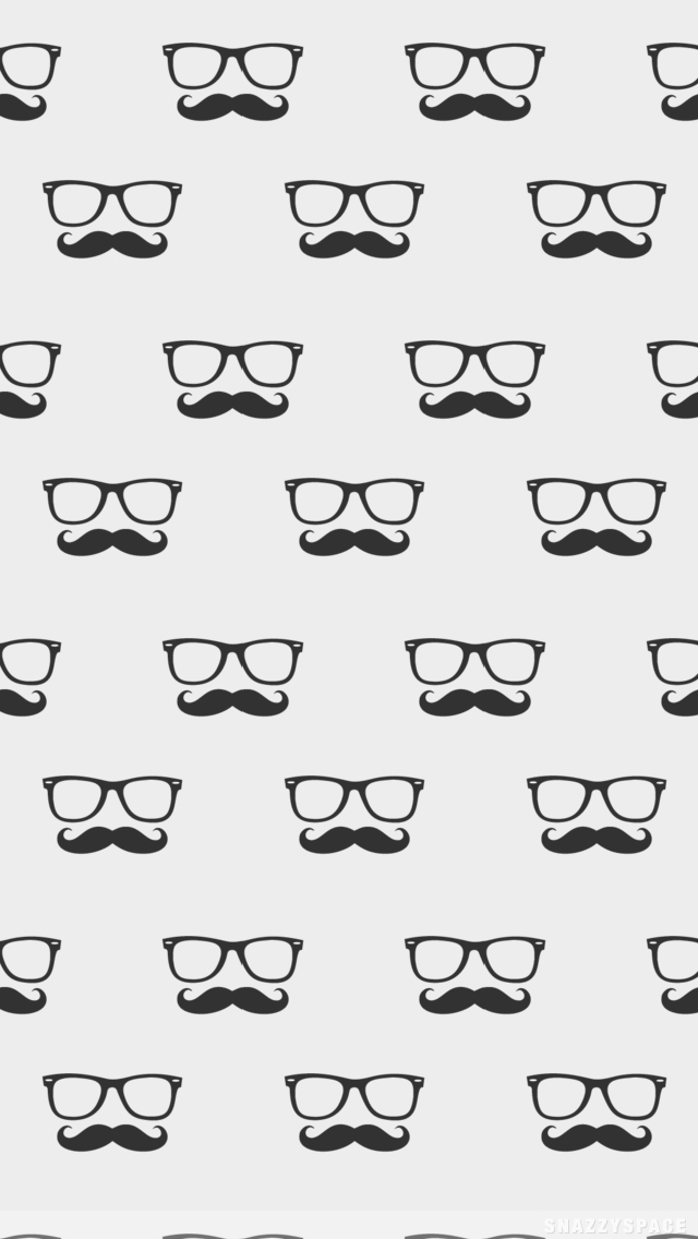 Moustache iPhone Wallpaper Is Very Easy Just Click