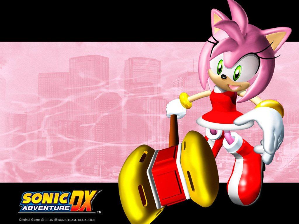 Sonic Adventure Dx Amy Rose Kostenlose Wallpaper Herunterladen