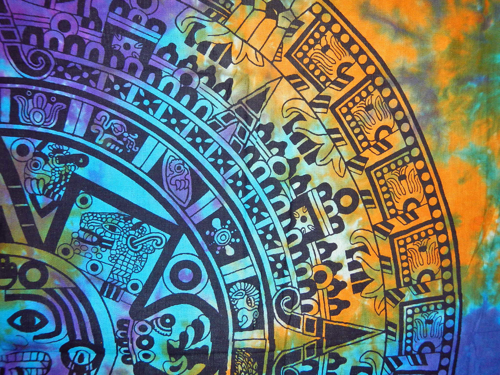 An Aztec Calendar On A Wall Background Aztec Picture Background Image And  Wallpaper for Free Download