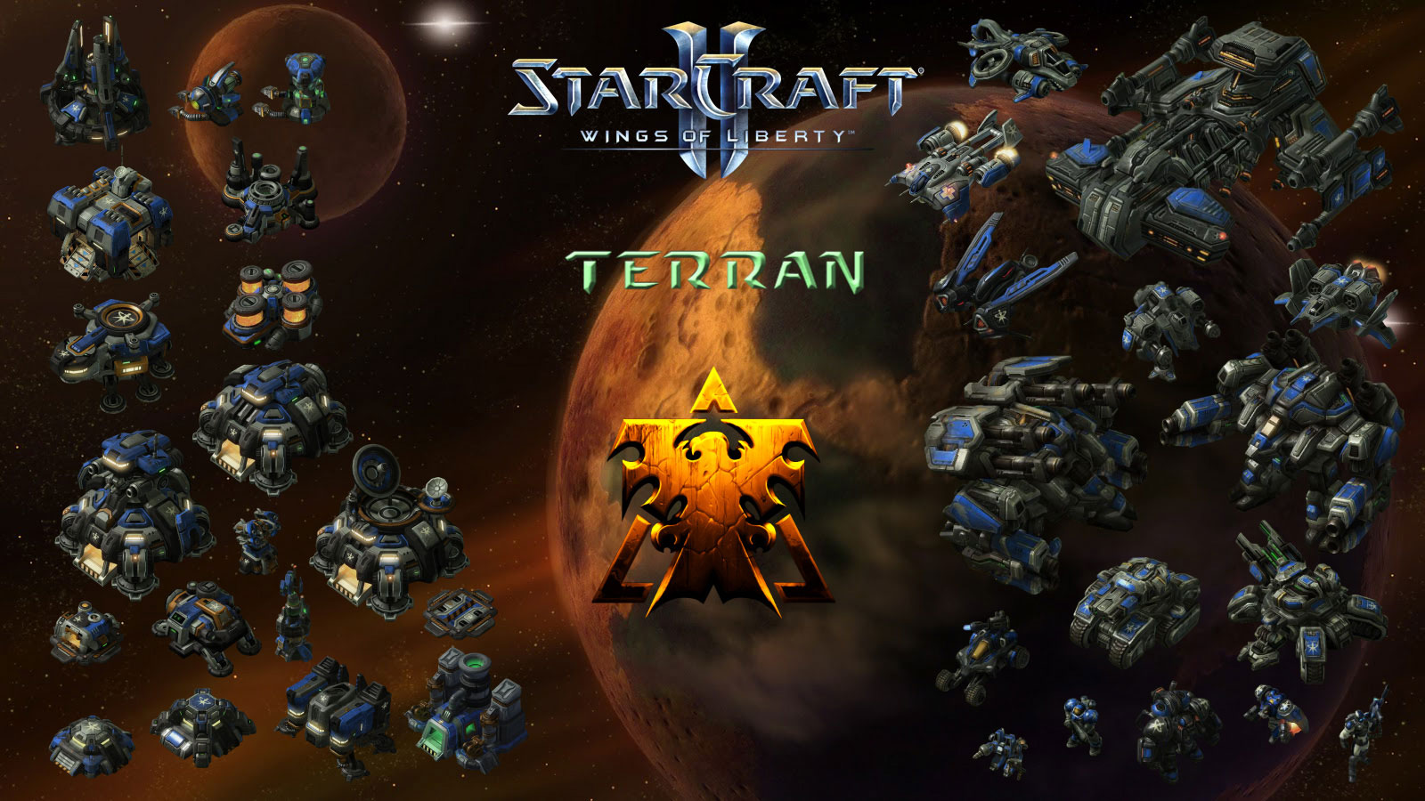Games Wallpaper Terran Race Starcraft
