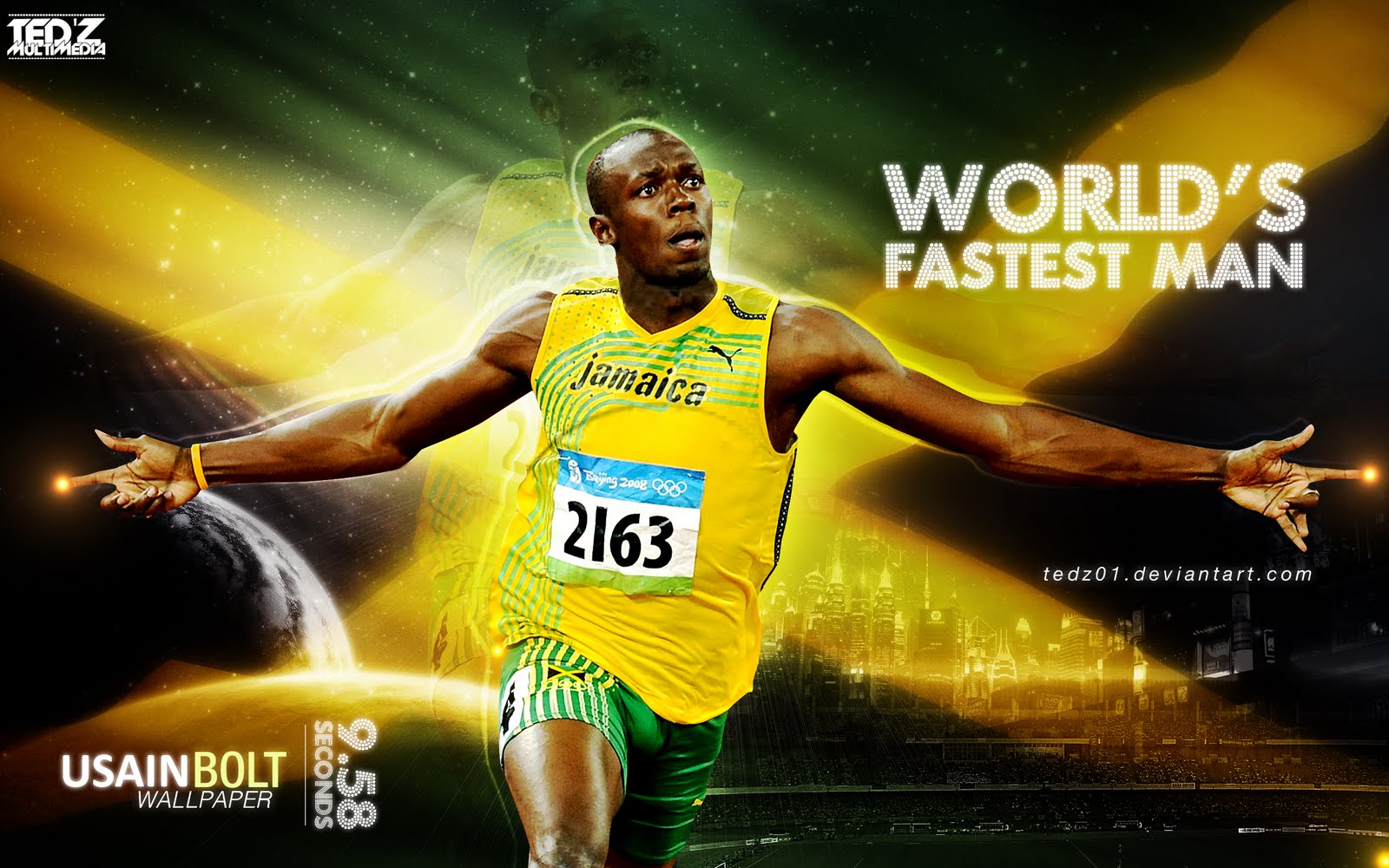 Sport Be Sporty Usain Bolt Wallpaper