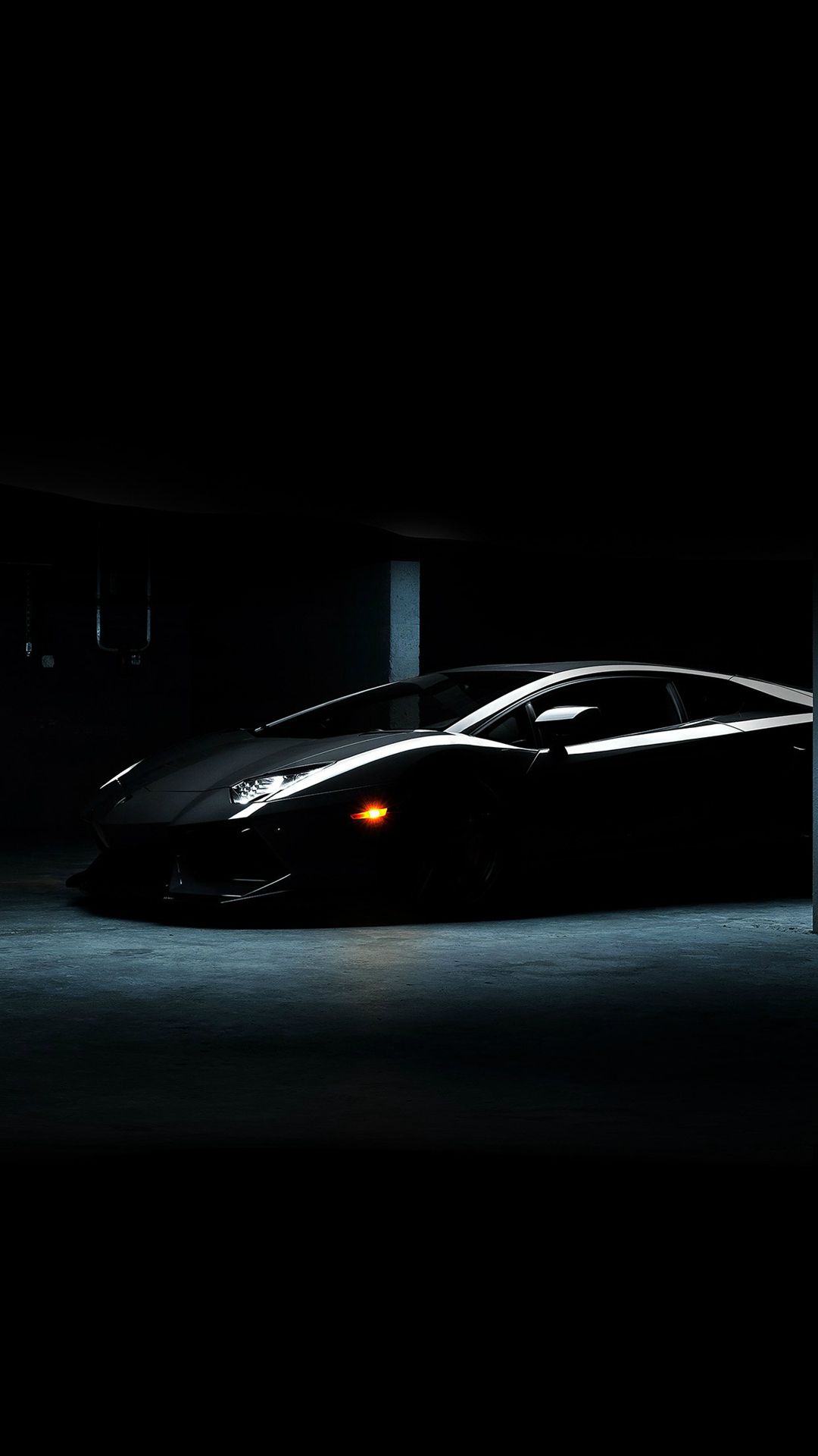 Lamborghini Car Dark Black Awesome iPhone Wallpaper Download