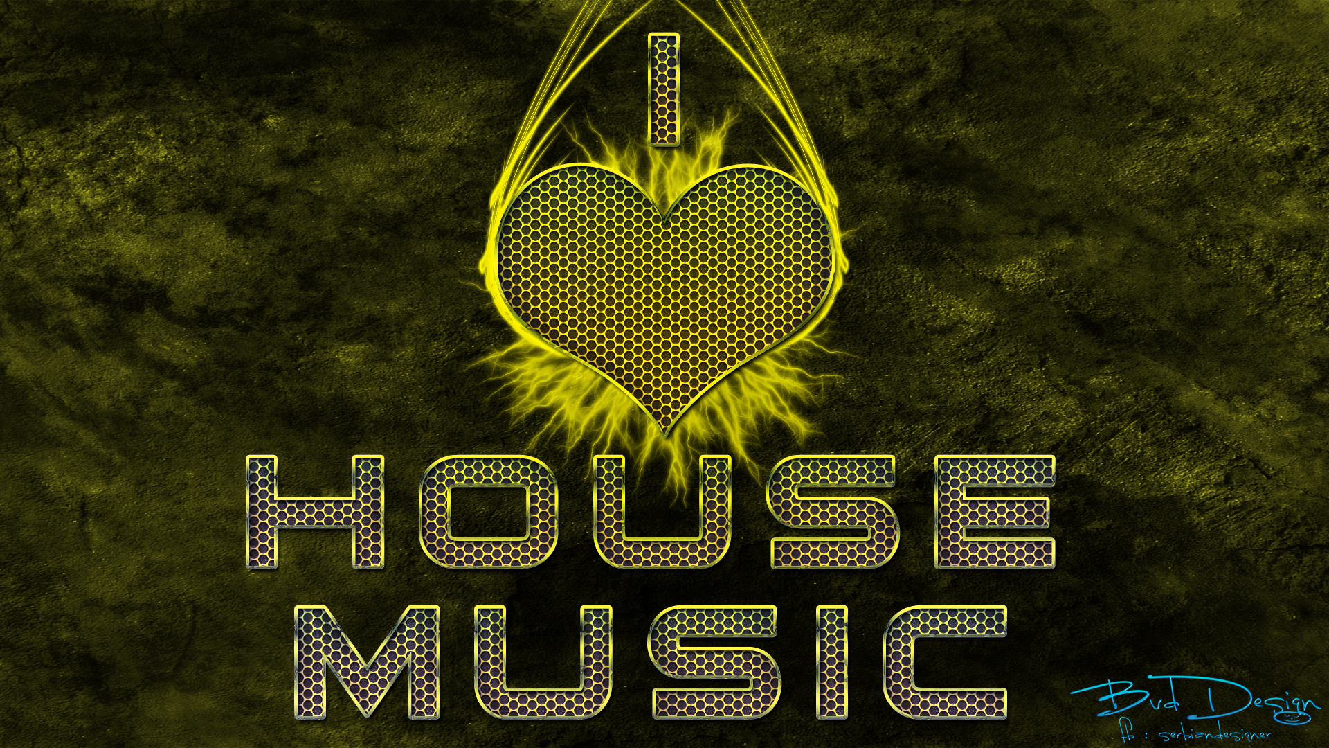 I Love House Music Desktop Pc And Mac Wallpaper