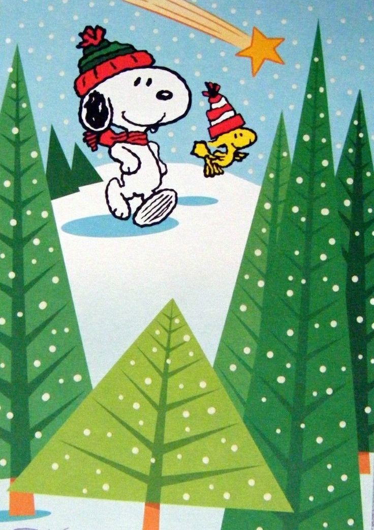 Snoopy Woodstock Christmas Puter Desktop HD Wallpaper