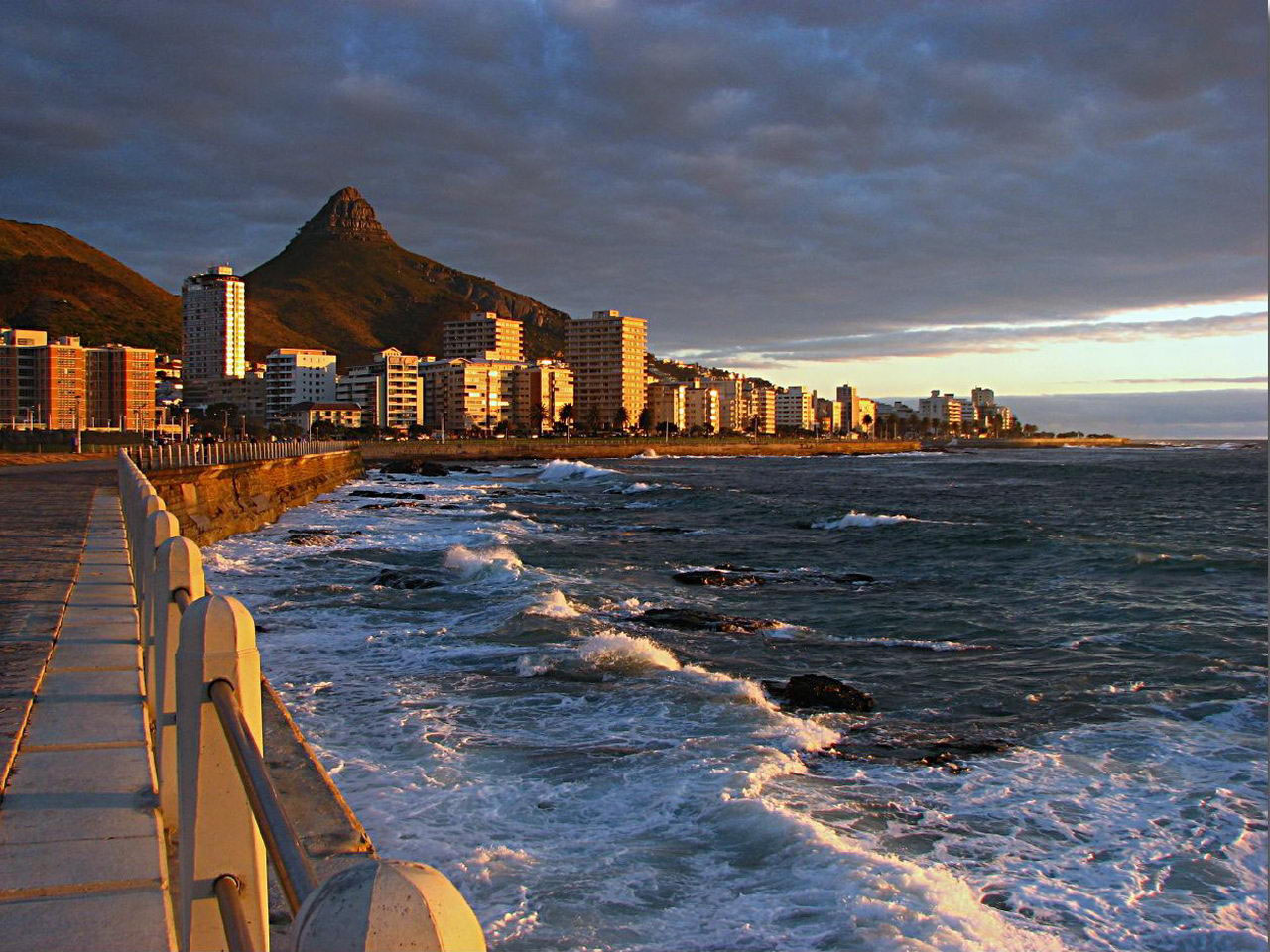 South Africa Cape Town Desktop Wallpaper Stunning HD Waves