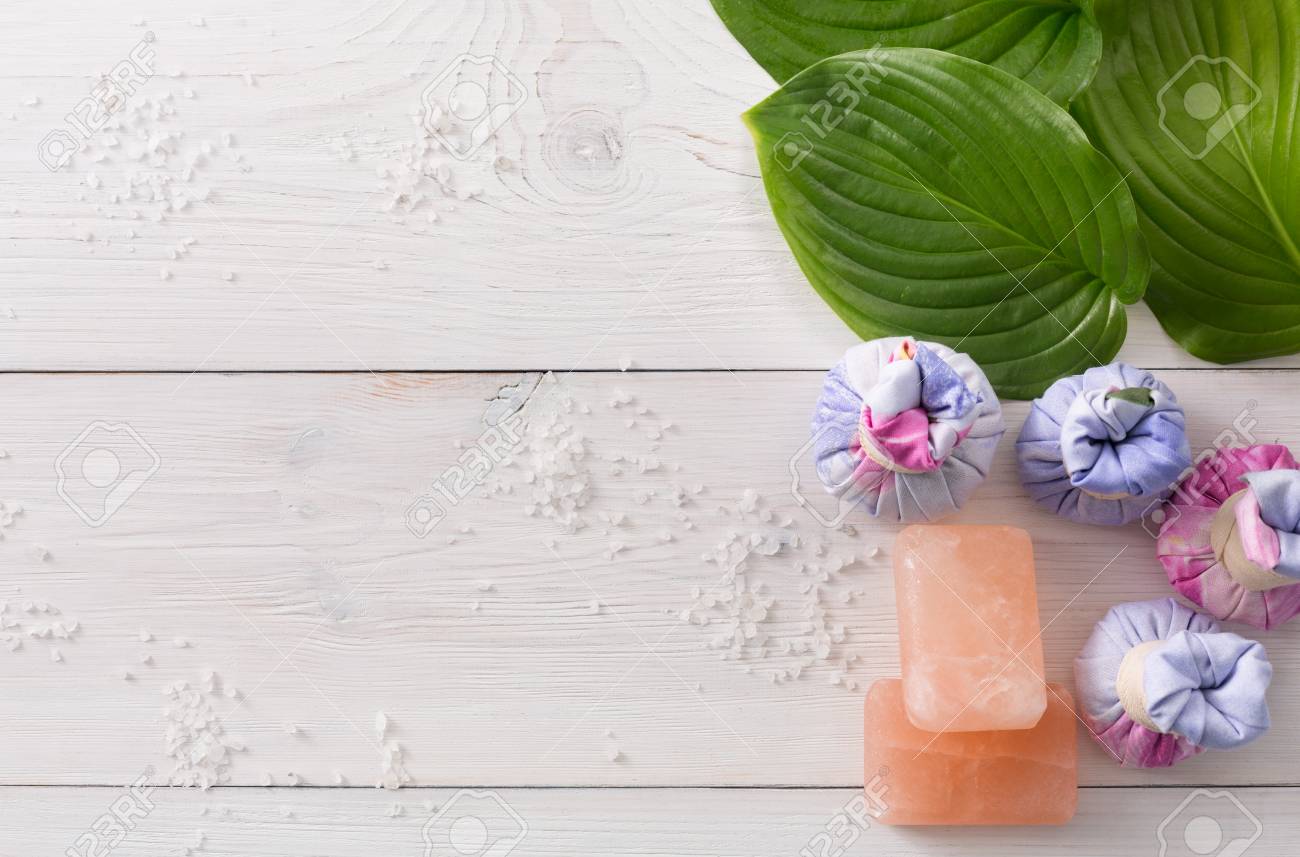 Free download Spa Treatment And Aromatherapy Top View Background With