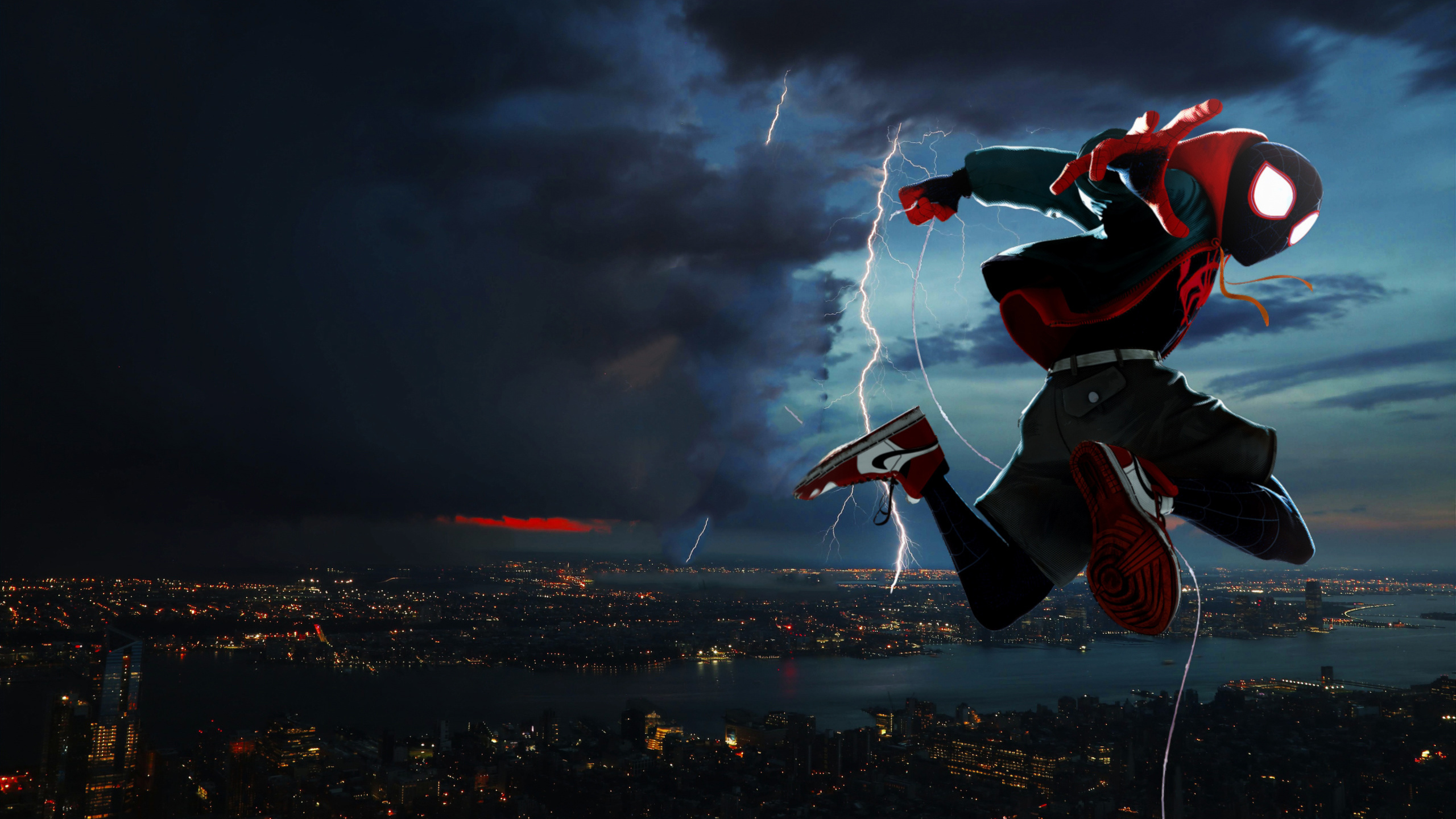 Spiderman In The Spider Verse Wallpaper Man Into 4k