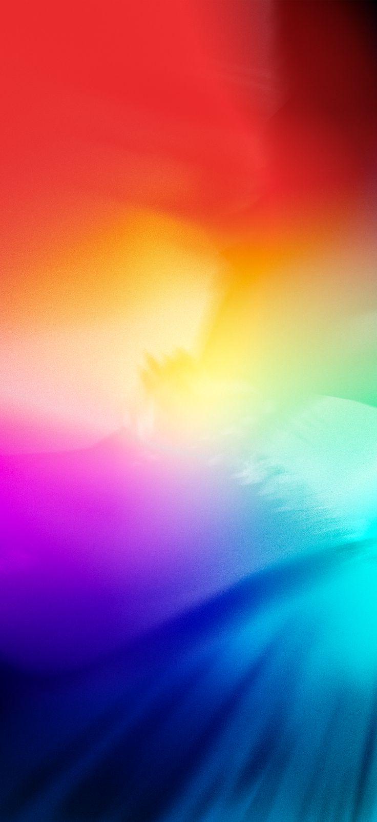 Ios Vibrant Color Storm By Evgeniyzemelko Leaves Wallpaper
