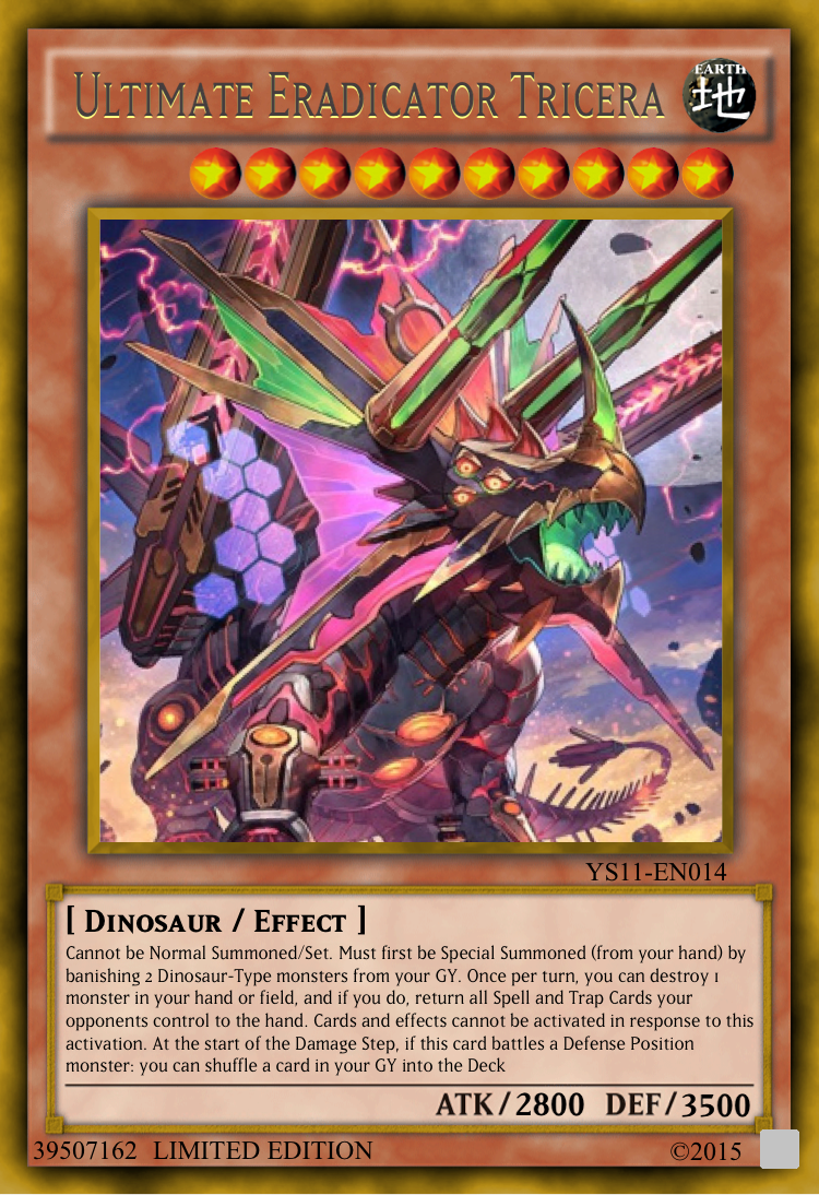 Generic Dino Support Ultimate Customyugioh