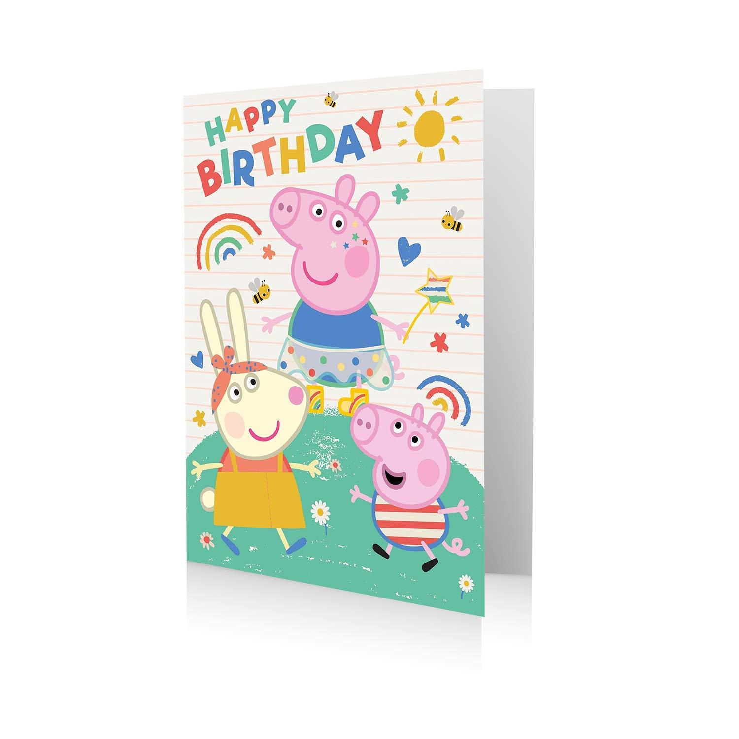 Amazon Danilo Promotions Ltd Peppa Pig BirtHDay Card